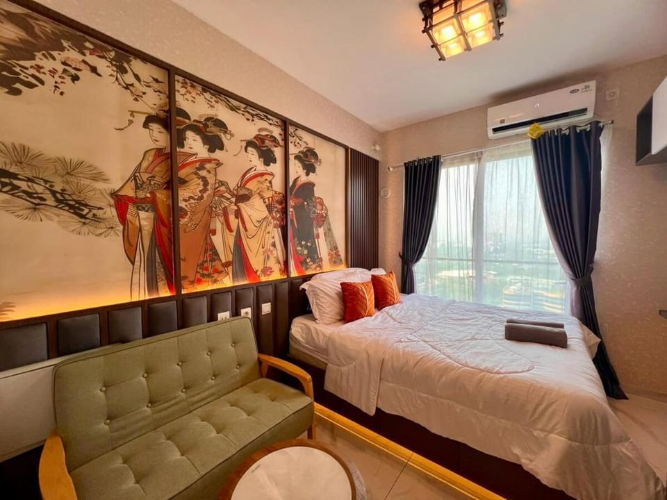 Sky House Apartment BSD with Smart TV 43 inch Near AEONMALL,The Breeze, ICE BSD by Megumi Japanese Style Apartment in Indonesia