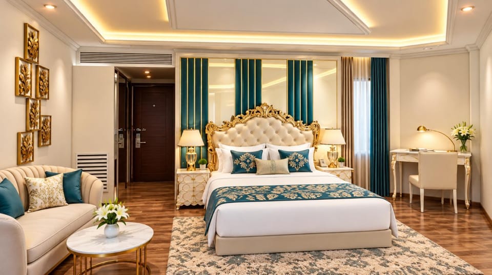 Photo of the whole room, Seating area, Bedroom