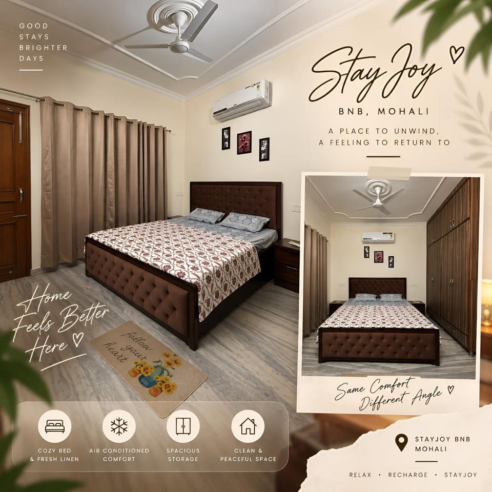 Beautiful 3BHK, 2BHK and Private Room Homestay Chandigarh Mohali Vacation rental in Punjab, India
