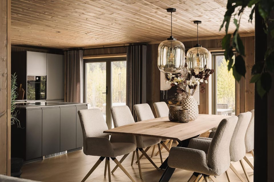 Det Kosekroken with Jacuzzi Villa in Viken, Norway