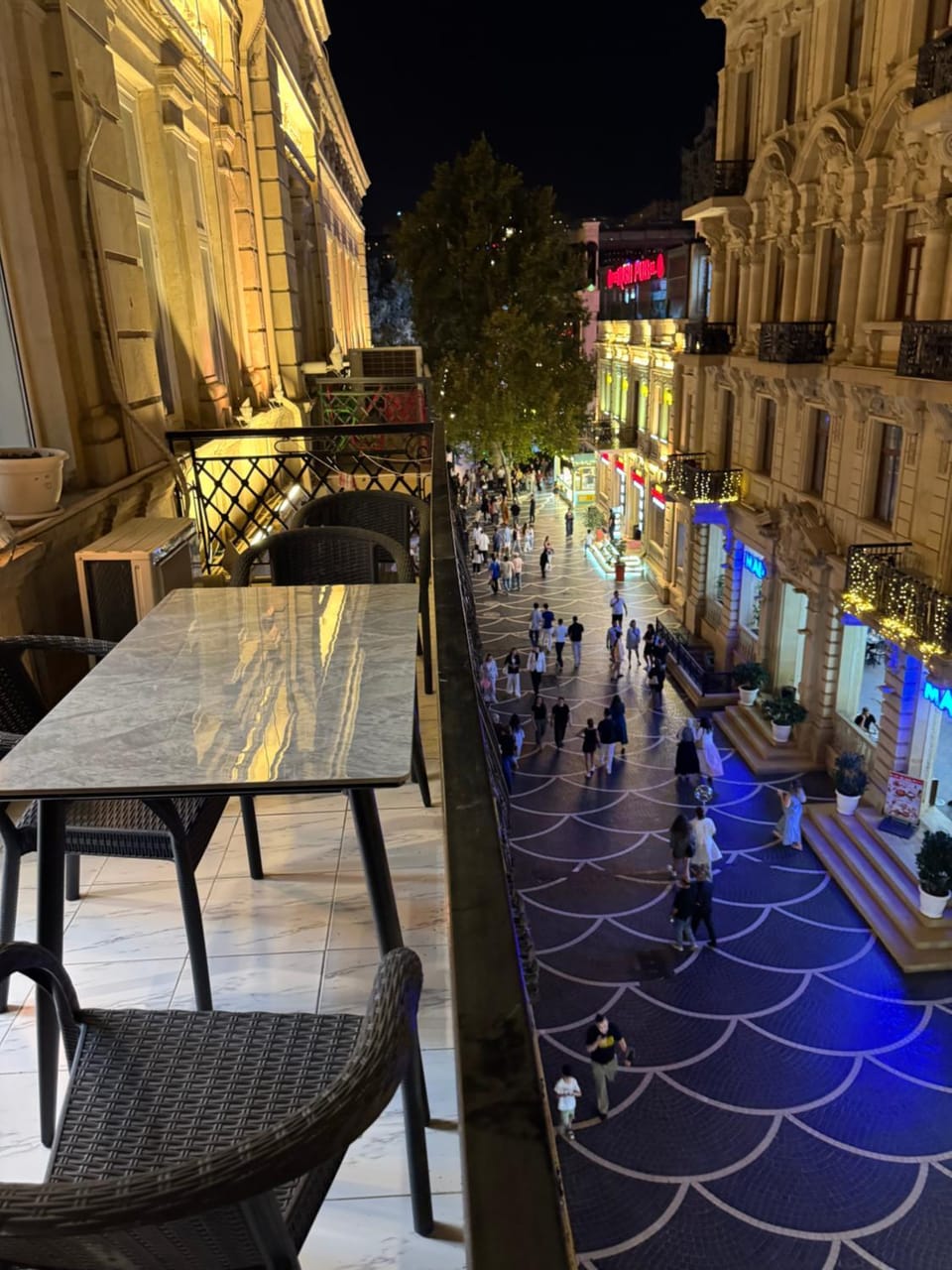 Evening entertainment, City view