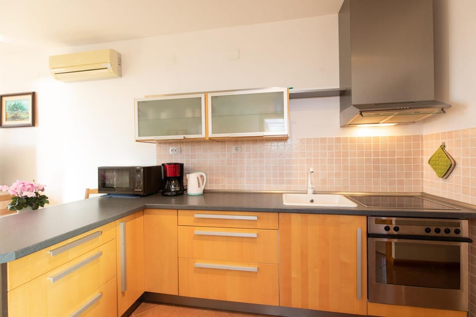 Coffee/tea facilities, Kitchen or kitchenette, minibar, stove