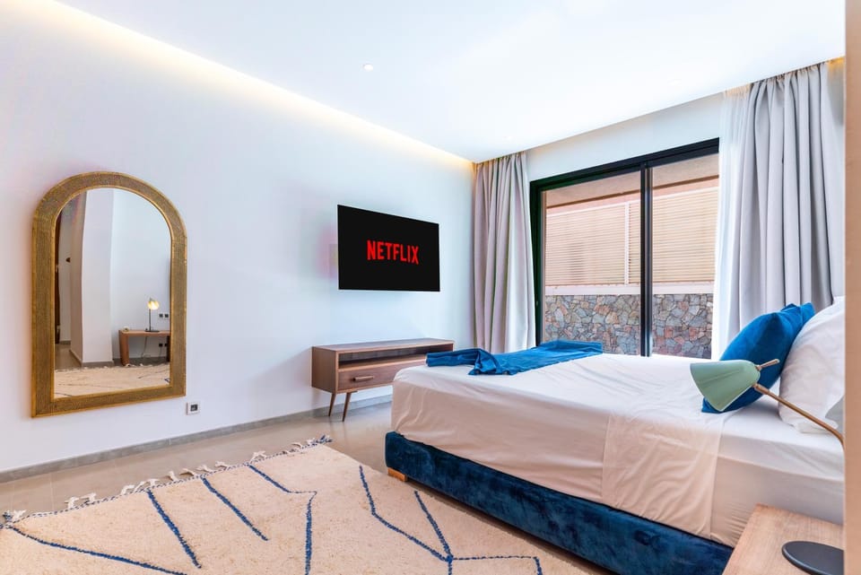 Villa with Atlas View and Golf, Heated Pool and Jacuzzi Villa in Marrakesh