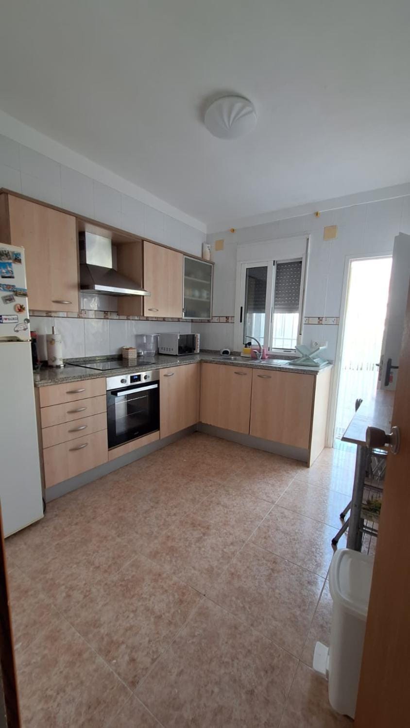 Kitchen or kitchenette, oven, stove, toaster