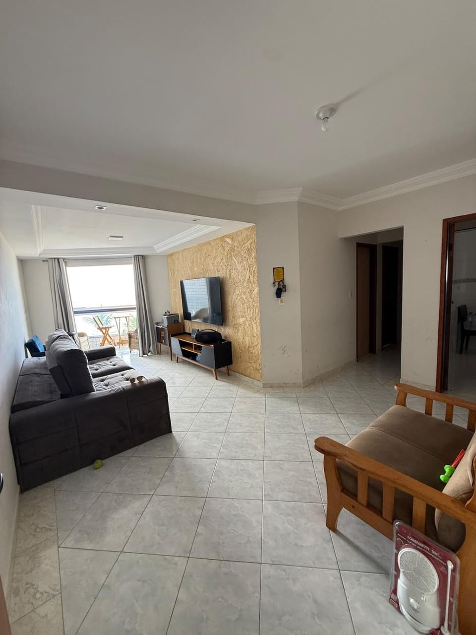 Apartamento beira mar vila caiçara, Praia Grande Apartment in State of São Paulo