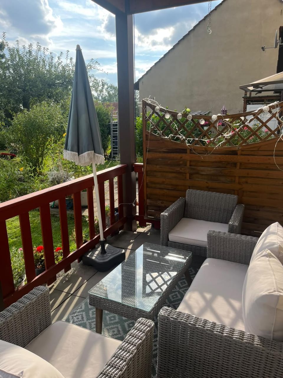 Day, Garden, View (from property/room), Balcony/Terrace, Seating area, Garden view