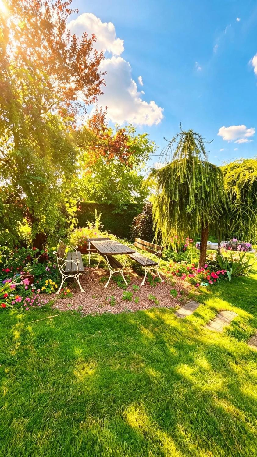 Spring, Day, Natural landscape, Garden, Garden view