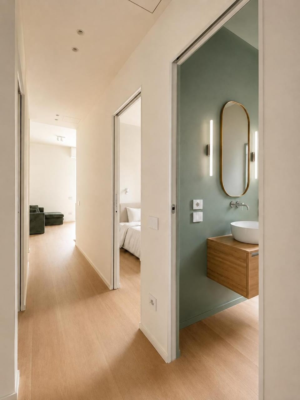 Bed, Bathroom, Photo of the whole room