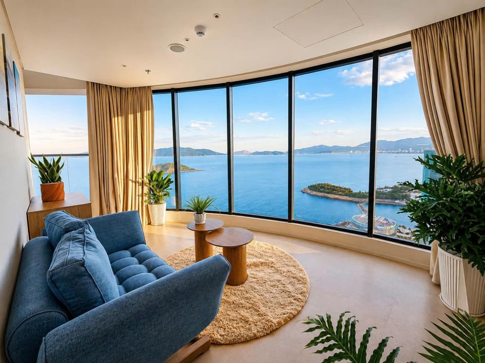 Seating area, Guests, Sea view