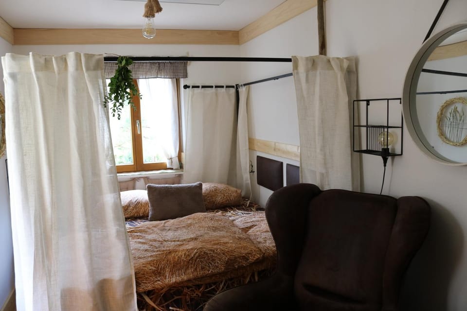Property building, Living room, Bedroom