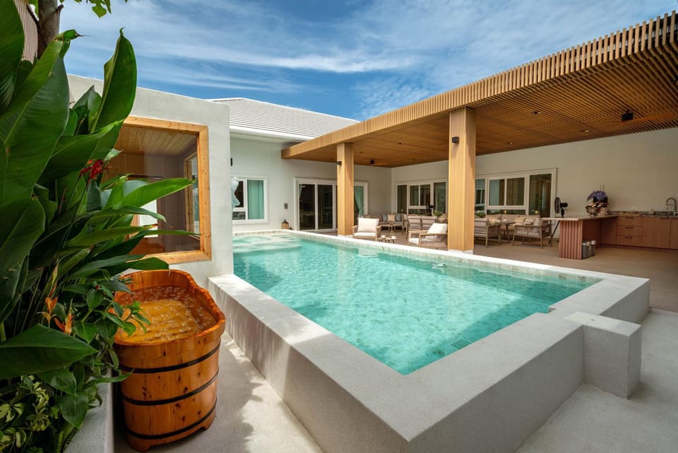 Patio, Day, Pool view, Swimming pool