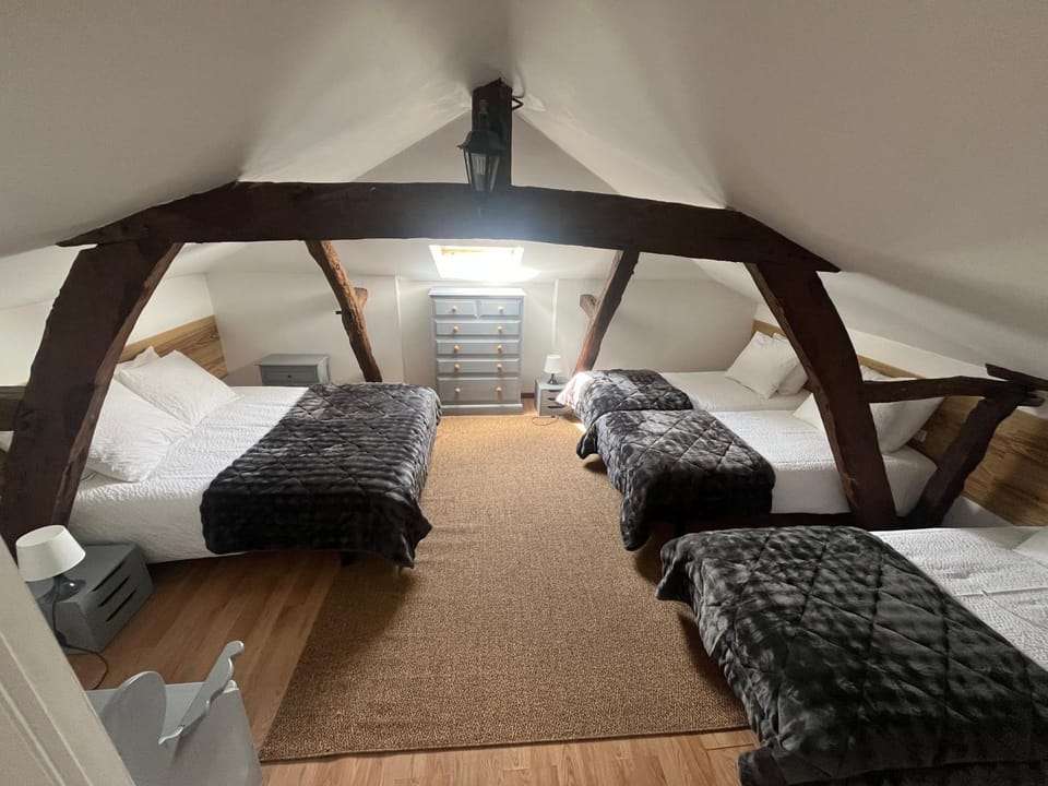 Property building, Living room, Bedroom