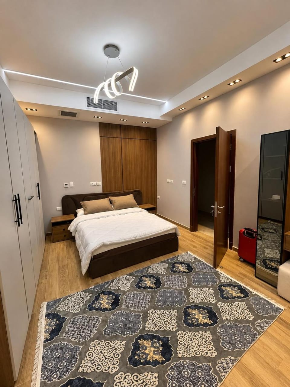 Bed, Bedroom, wardrobe