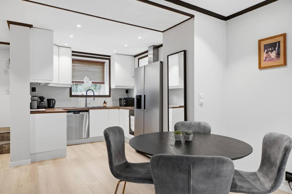 Fin leilighet sentralt i byen 2 soverom 4 sengeplasser Apartment in Viken, Norway