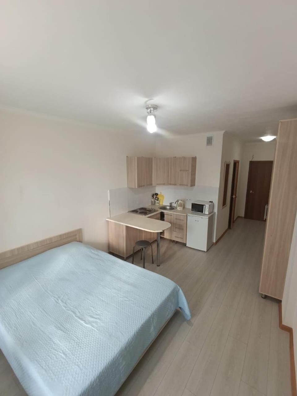 Facade/entrance, Bed, Kitchen or kitchenette, Photo of the whole room, Dining area, Bedroom, minibar, oven, pet friendly, stove