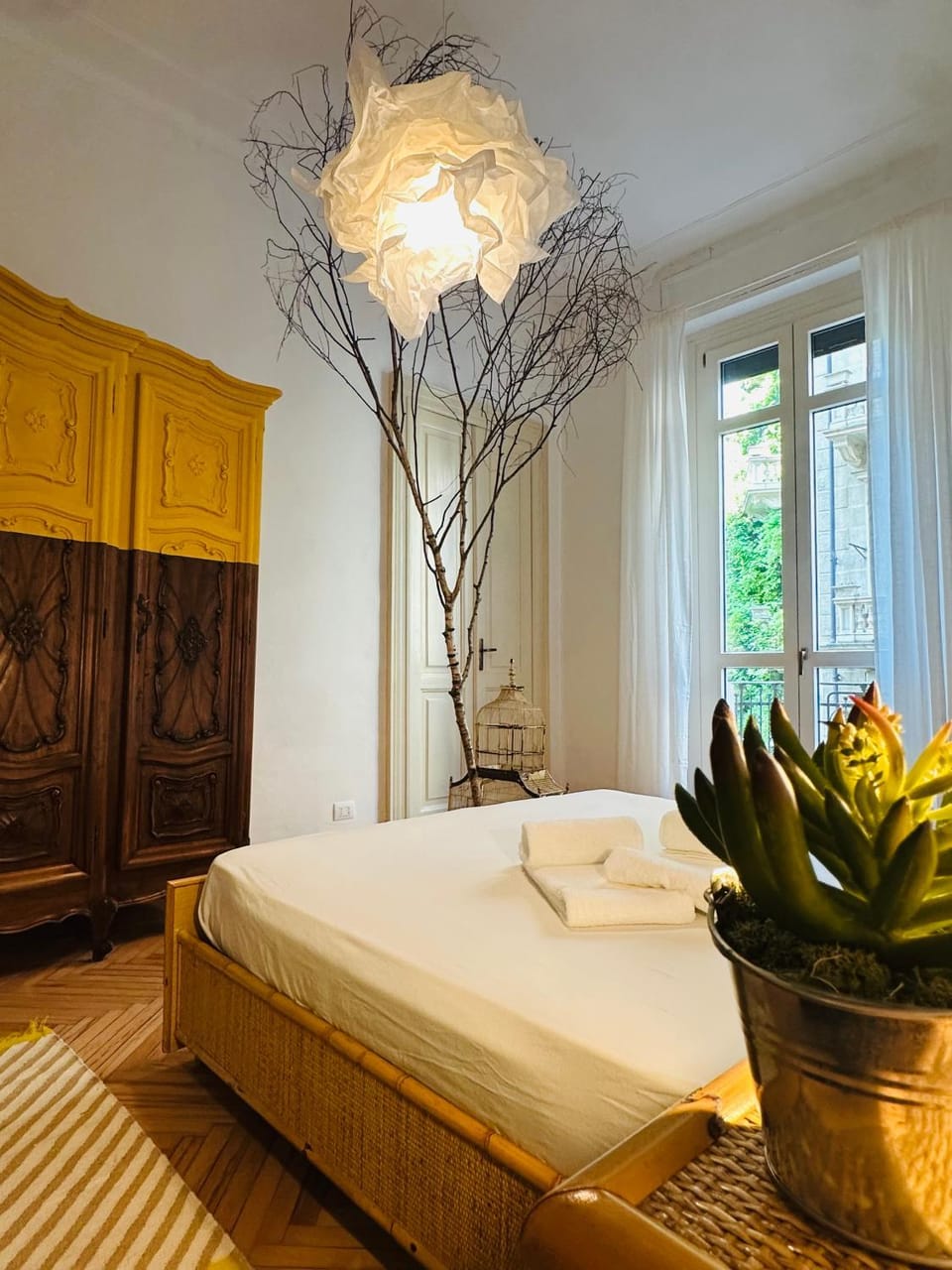 Bed, Photo of the whole room, Bedroom, wardrobe