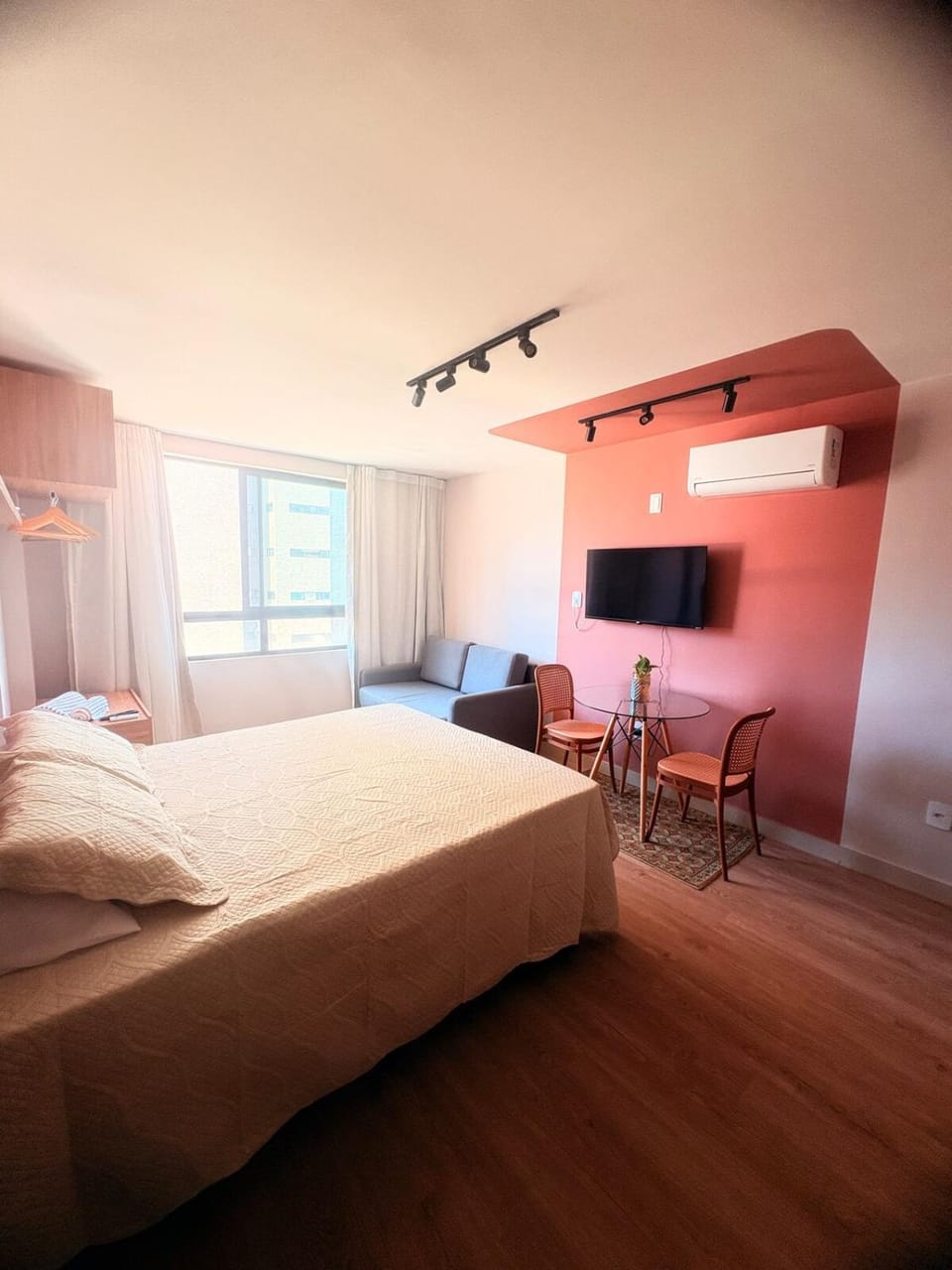 Communal lounge/ TV room, Bed, Photo of the whole room, Bedroom