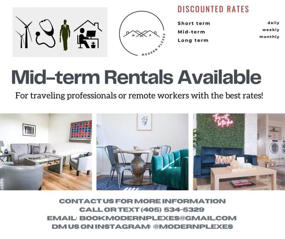 ModWest Escape | Pets Welcome | Near I-40 & Rt 66 Apartment in Oklahoma