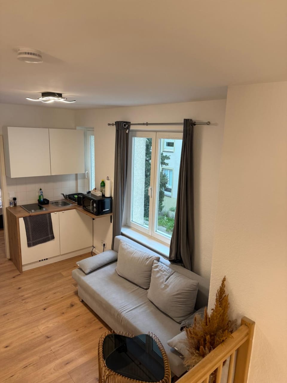 Kitchen or kitchenette, Living room