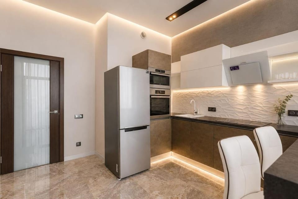 Квартира з панорамними вікнами на березі Дніпра Apartment in Kiev City - Kyiv