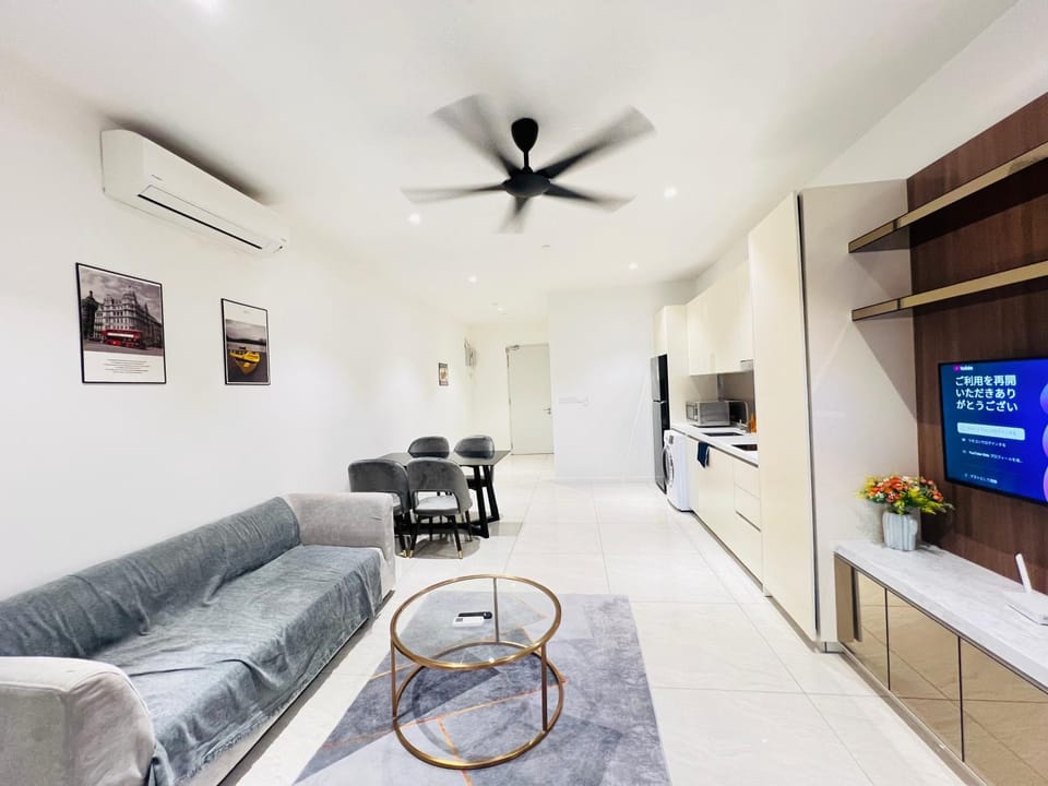 Living room, air conditioner