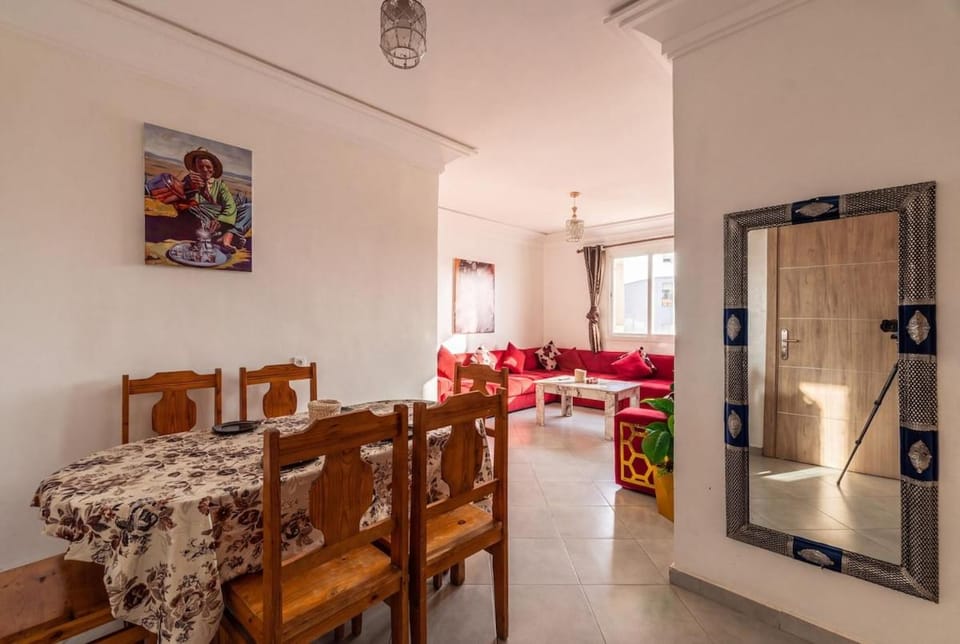 The Crimson Surf Propriété - 4 Min to Beach Apartment in Agadir
