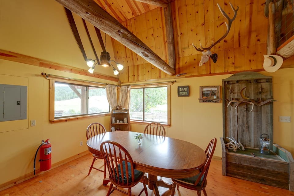 Montana Ranch Escape: Cabin w/ Grill + Patio Cabin in Montana