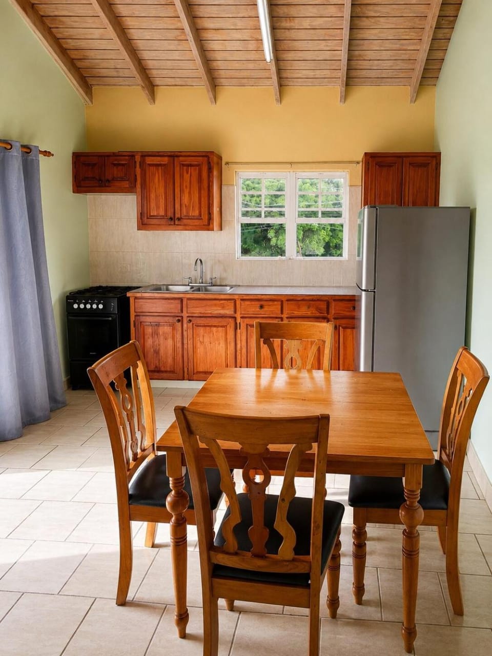 Kitchen or kitchenette, Dining area, oven