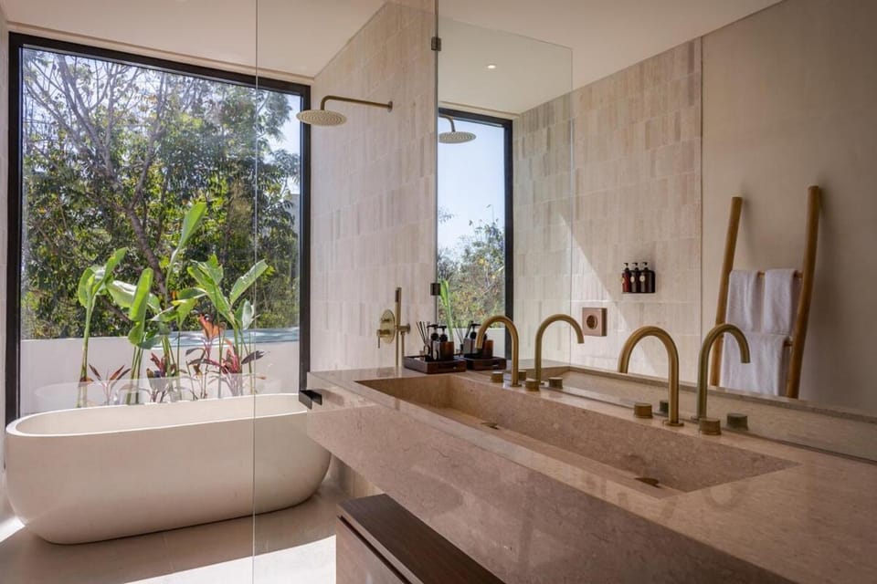 Shower, Bathroom, Bath, towels