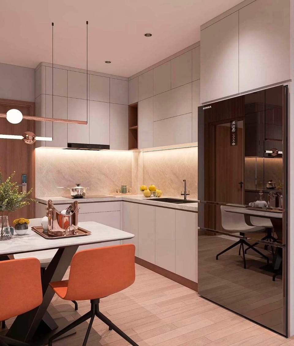Kitchen or kitchenette, Dining area
