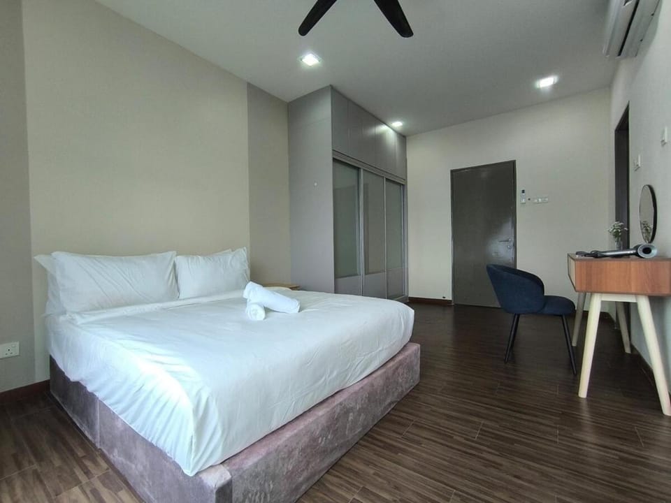 Bed, Bedroom, air conditioner