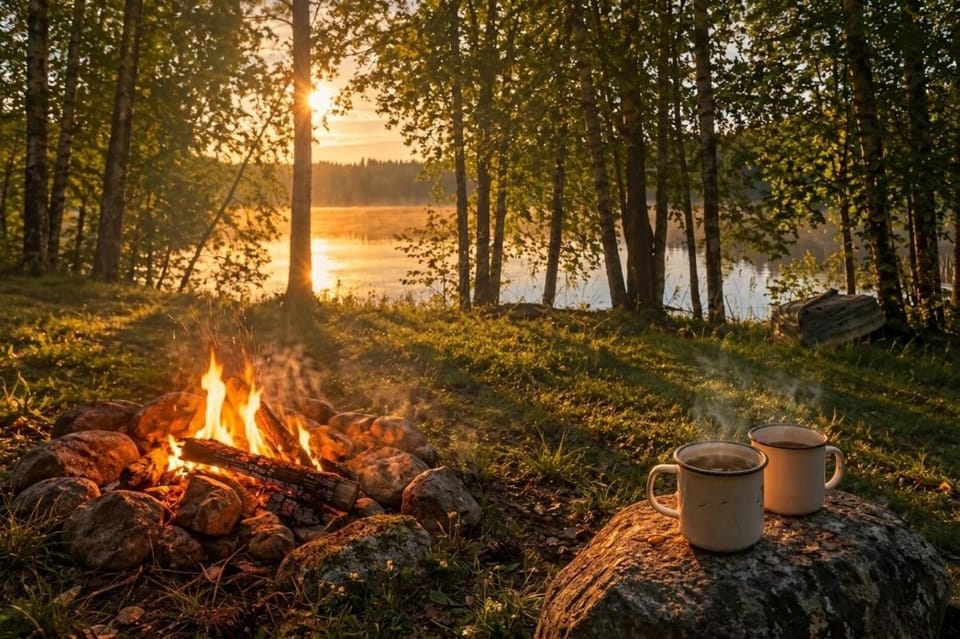 Day, Natural landscape, Coffee/tea facilities, Lake view, Sunrise