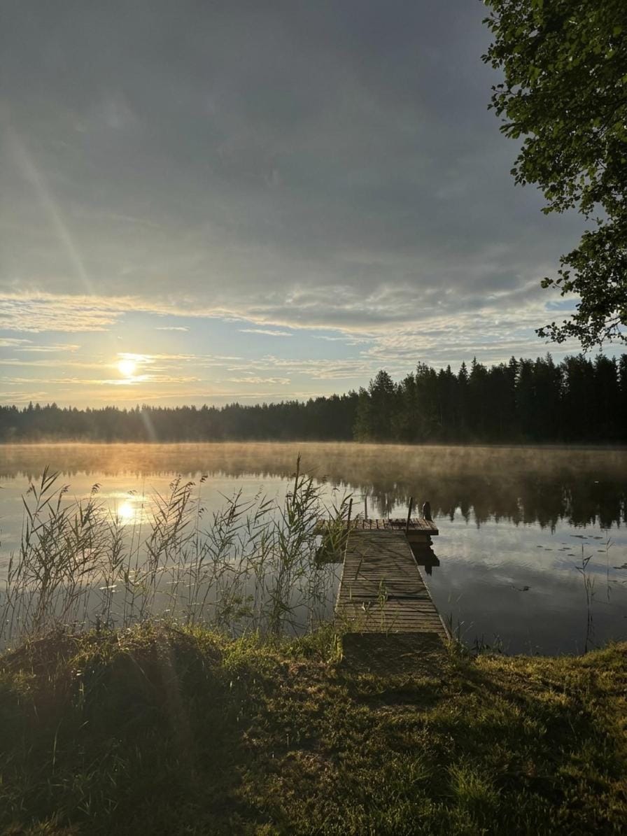 Natural landscape, Lake view, Sunrise, Sunset