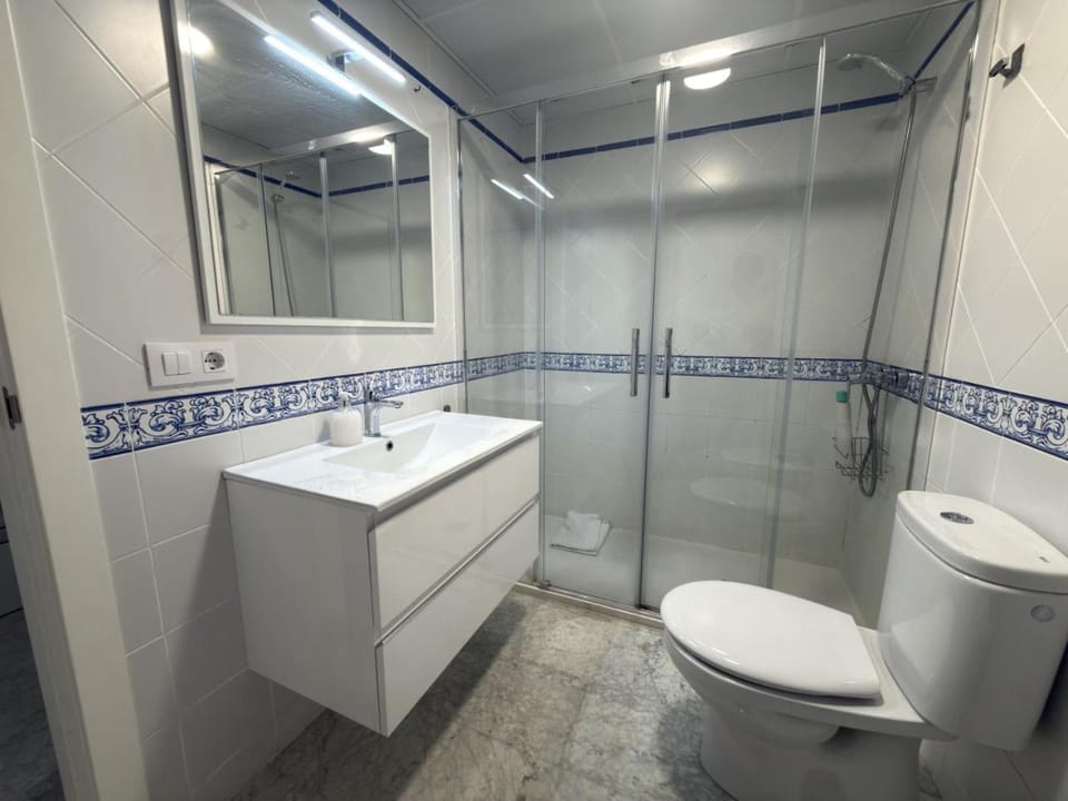 Shower, Toilet, Bathroom, towels