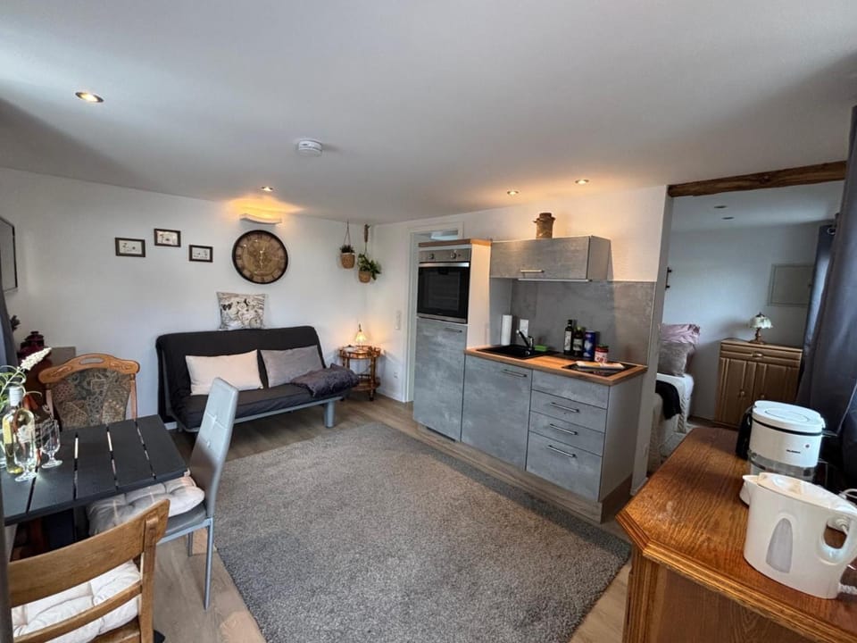 Coffee/tea facilities, Kitchen or kitchenette, Living room, Seating area, Dining area, oven, pet friendly, stove, toaster