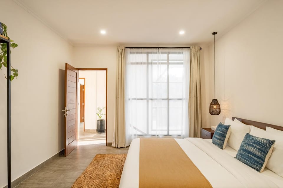 Bed, Bedroom, air conditioner