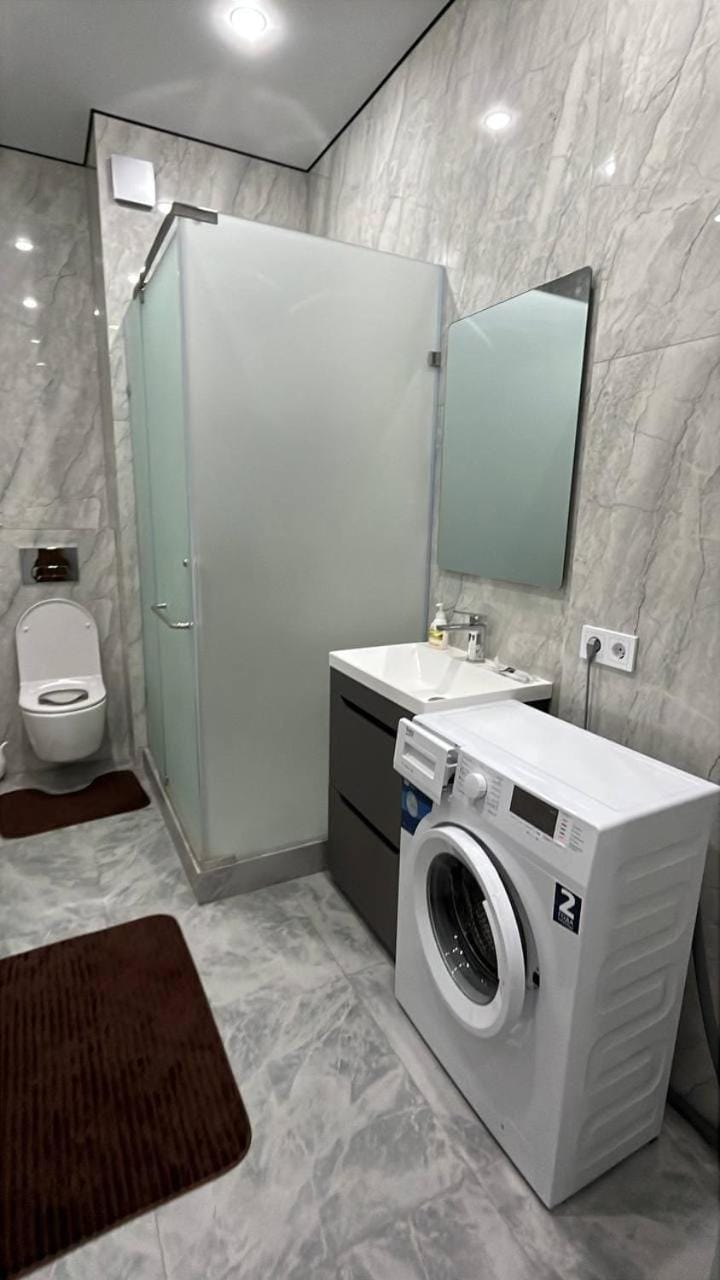 Shower, Toilet, washing machine