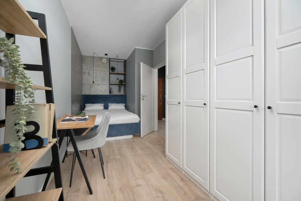 Seating area, wardrobe