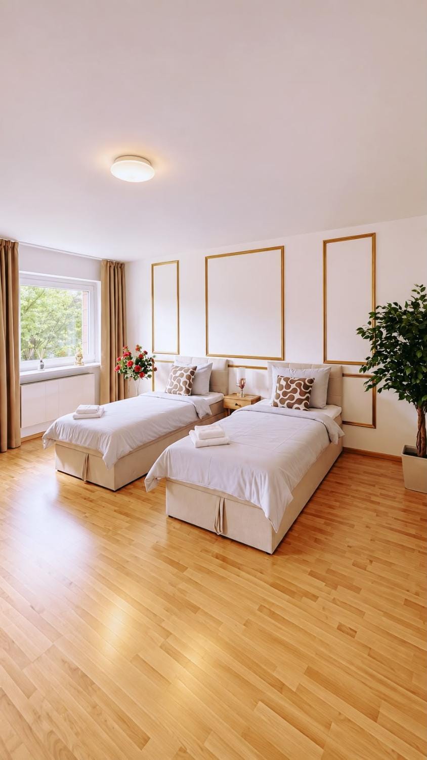 Bed, Living room, Bedroom