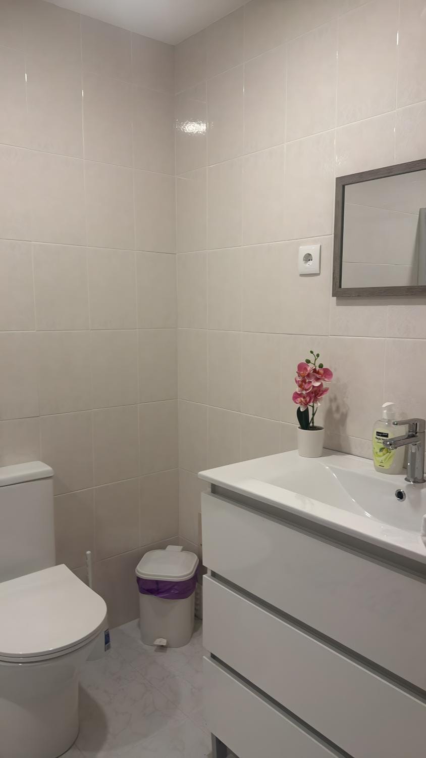 Bathroom, Living room