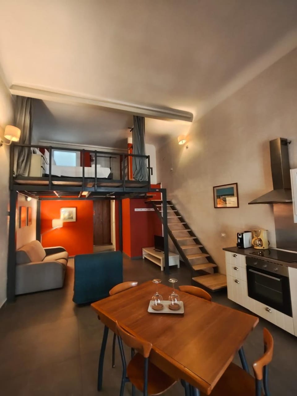 Kitchen or kitchenette, Living room, Dining area, oven, pet friendly