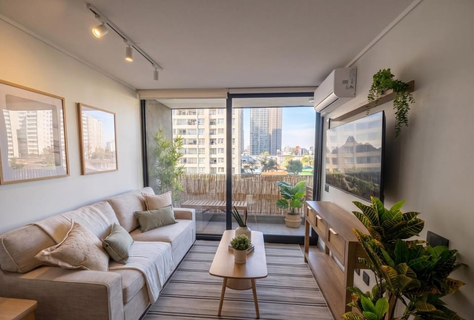 1D1B I Metro Ecuador I Parking Apartment in Santiago