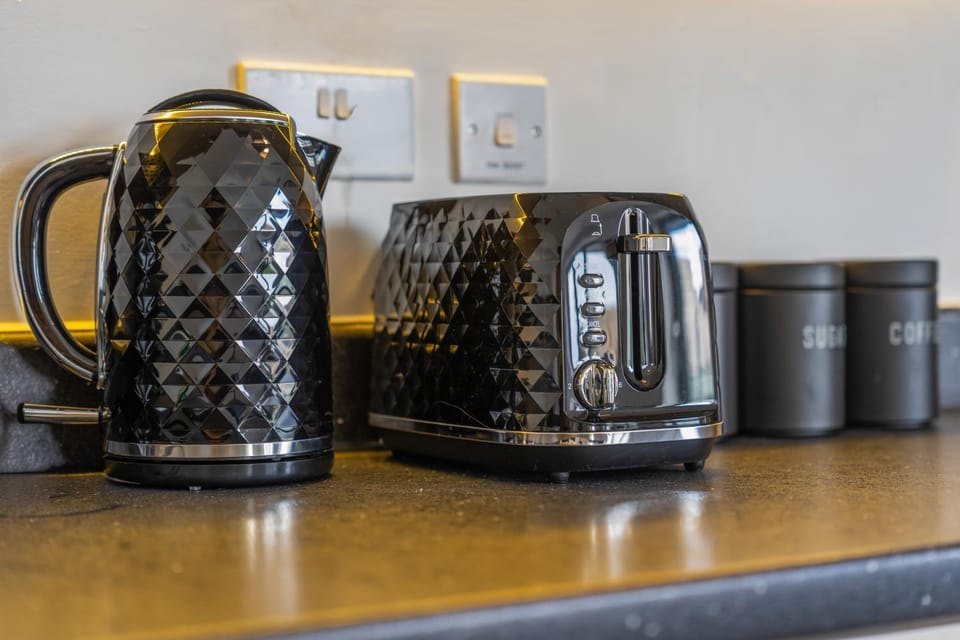 Coffee/tea facilities, Kitchen or kitchenette, toaster