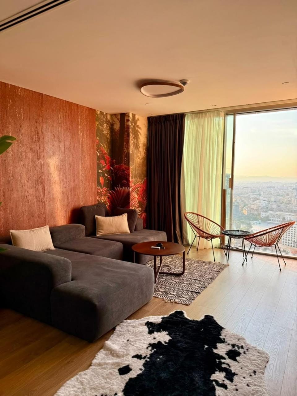 Natural landscape, View (from property/room), Living room, Photo of the whole room, Seating area, sunbed