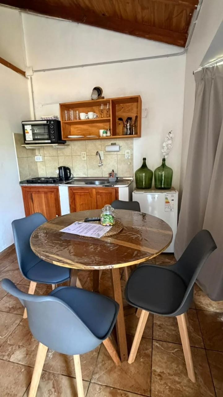 Kitchen or kitchenette, Living room, Dining area
