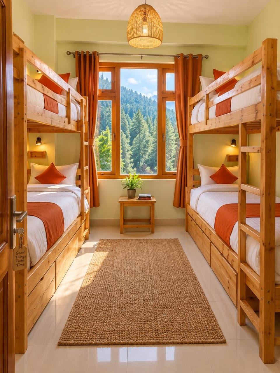 Mountain view, bunk bed