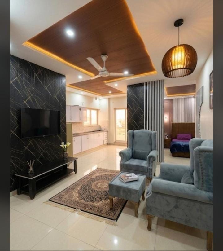 1 Bed Apartment With attach Bathroom And Tv Lounge Apartment in Punjab