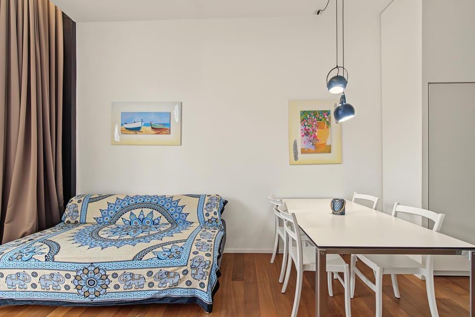 Property building, Living room, Bedroom