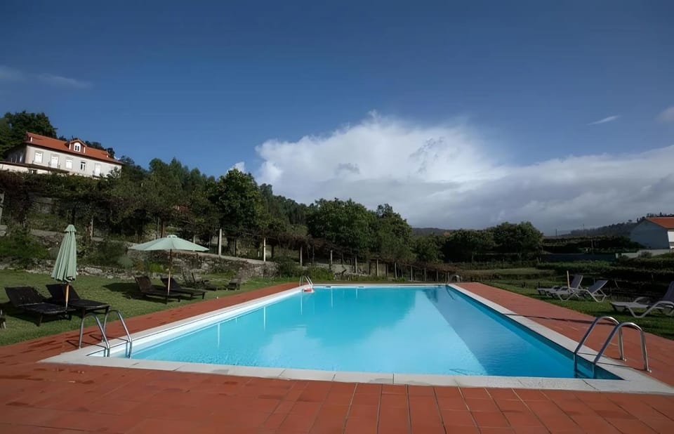 Property building, Living room, Swimming pool