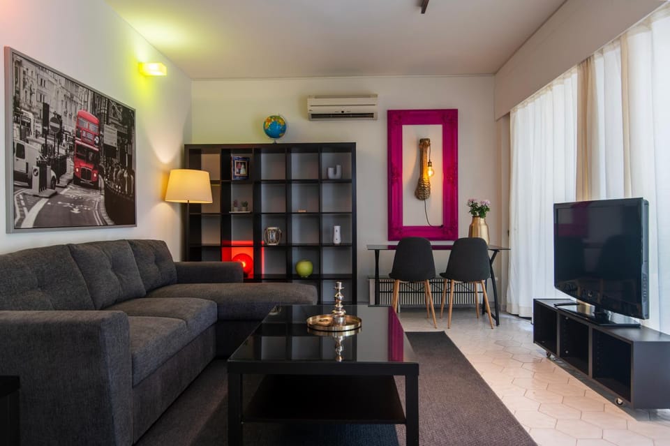 A47 Sunny Terrace Gem Central Glyfada Chic Flat Apartment in South Athens